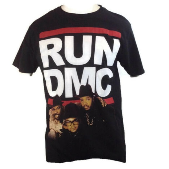 Run DMC Rap Hip Hop 80's Music Tee - Picture 1 of 1